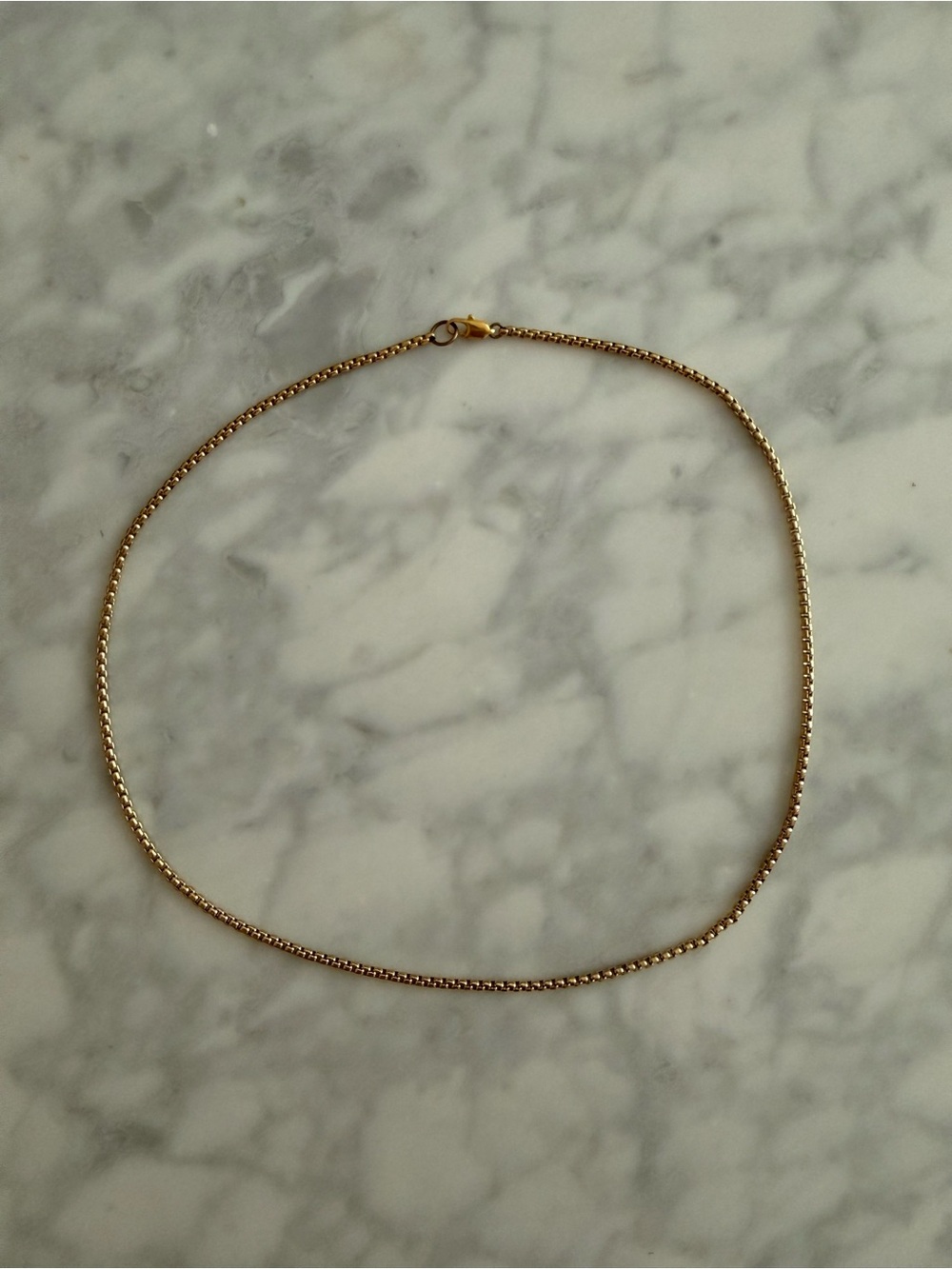 Laura Lombardi - Essential Box Chain Necklace 16”
